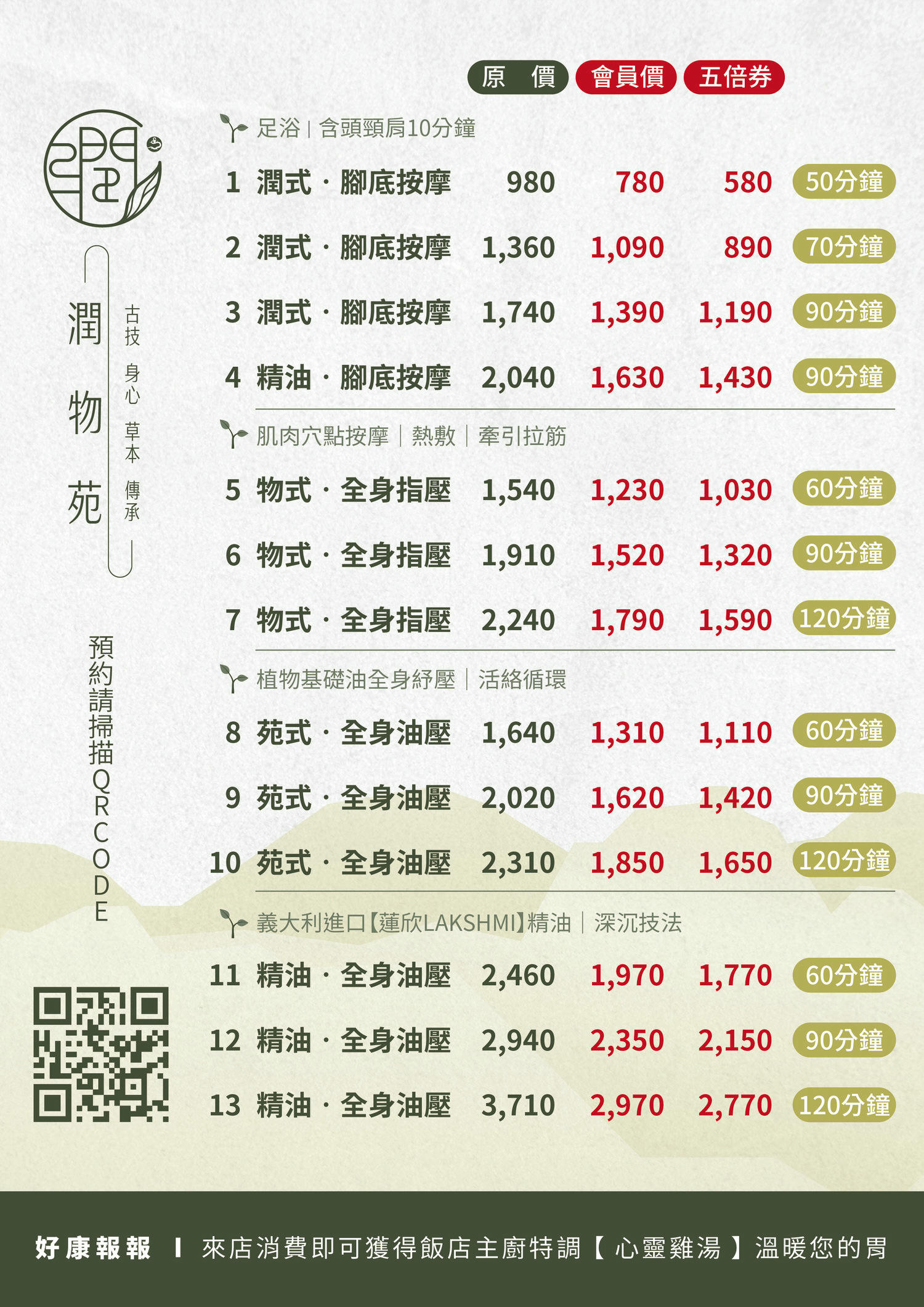 [新竹按摩推薦]  潤物苑｜全新打造頂級舒適放鬆空間  附上心靈雞湯及飲品自助吧