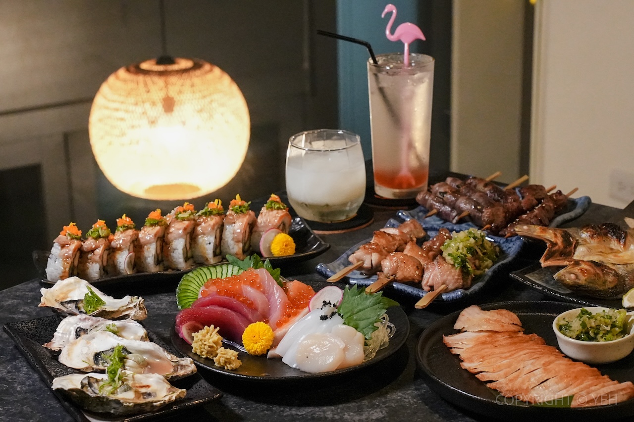 [新竹居酒屋] 肆食居酒屋 izakaya｜竹科人的深夜美食據點！串燒、生魚片、壽司一次滿足