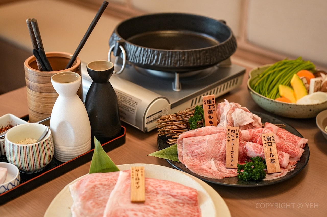 [新竹日式] 上野庵 旬彩壽喜燒｜一次體驗關西風與關東風的個人式套餐壽喜燒