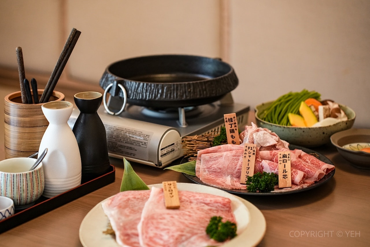 [新竹日式] 上野庵 旬彩壽喜燒｜一次體驗關西風與關東風的個人式套餐壽喜燒