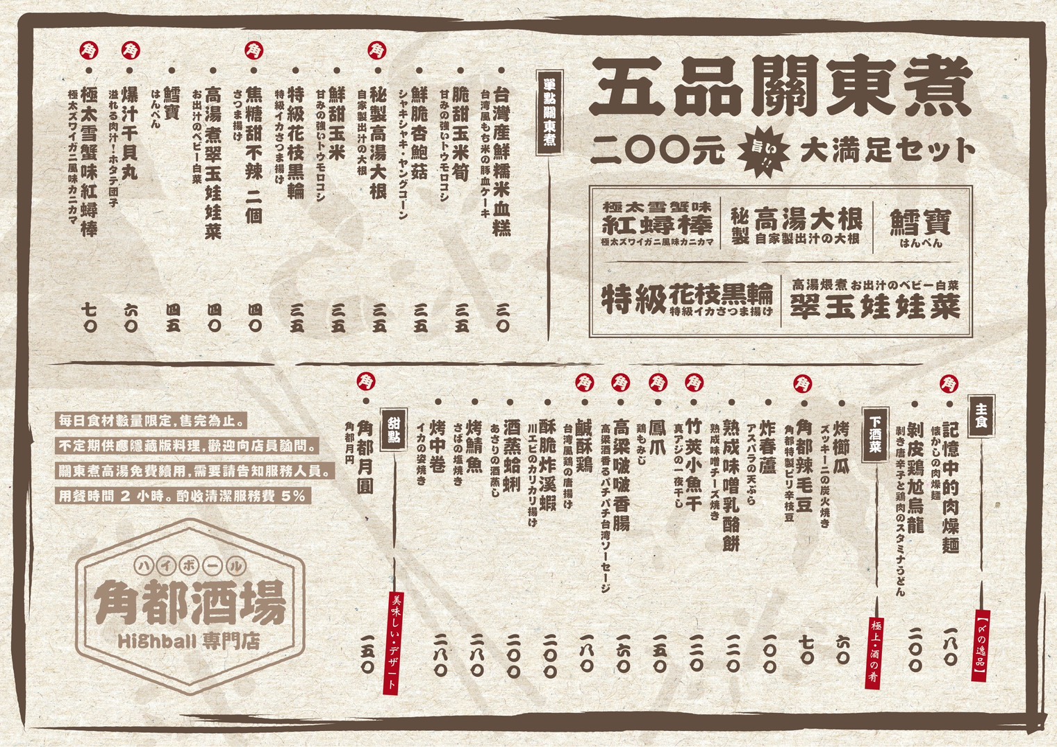 [新竹市北區] 角都酒場｜以關東煮為主軸的日式居酒屋 城市裡的愜意小角落